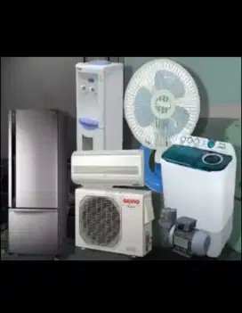 Service AC,kulkas,pompa air,mesin cuci dll.