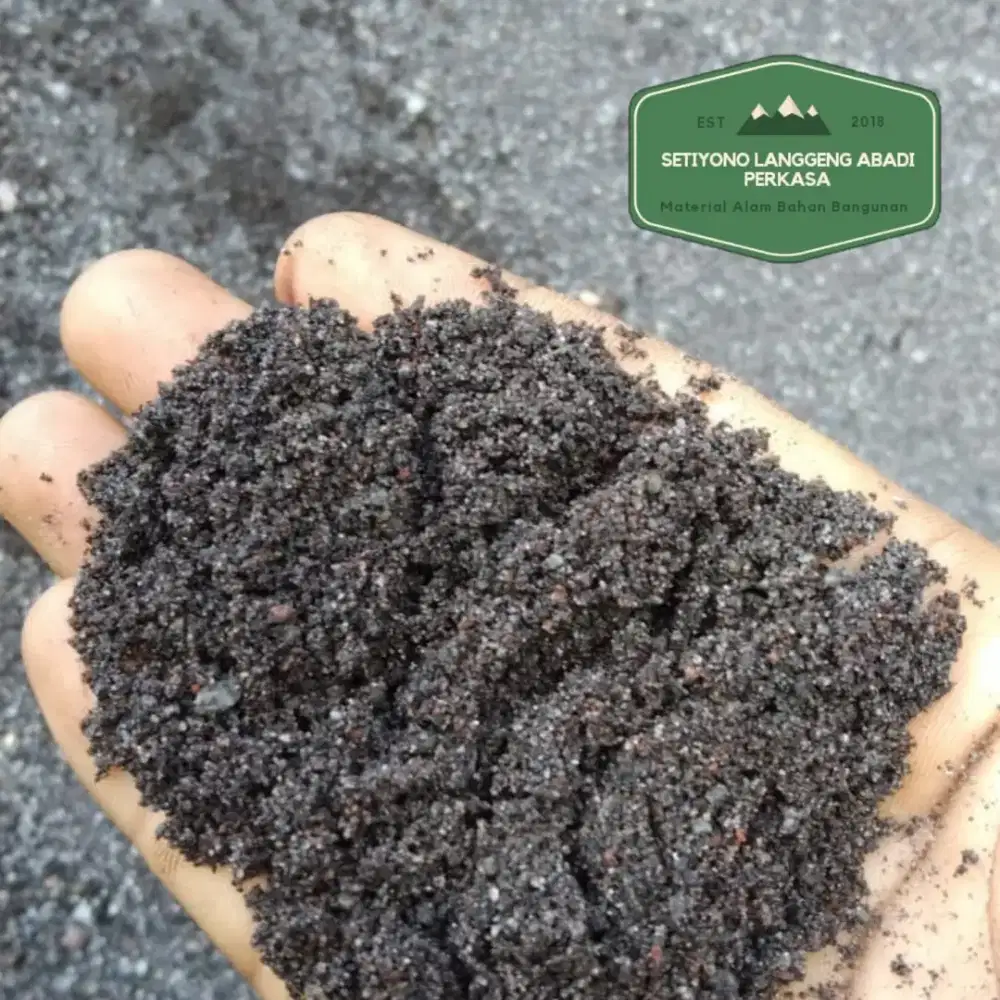 Siap Kirim Pasir Lumajang Hitam Asli Tanpa Campuran FREE ONGKIR