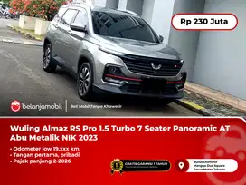 Wuling Almaz RS Pro 1.5 Turbo 7 Seater Panoramic AT Abu Metalik 2023