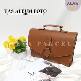 Tas Album Foto Kulit Sintetis | Tas Album Foto Wedding Custom