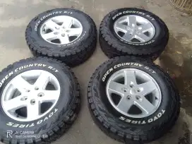 Pelek rubicon R17+ban Toyo 265/70/17
