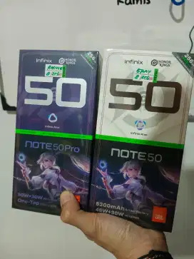 INFINIX NOTE 50 PRO 8+8/256 NEW GARANSI RESMI
