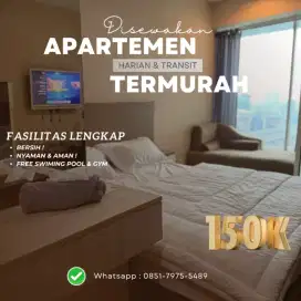 Sewa apartemen Tangerang Serpong green view Harian Transit Termurah