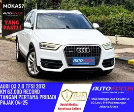 AUDI Q3 2.0 TFSi A/T - WHITE Tgn pertama Low Km