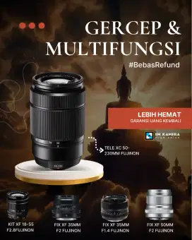 Bebas Milih! LENSA TELE FUJINON XC 50-230MM LENSA FIX FUJINON KIT FUJI