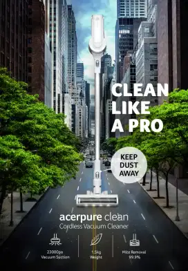 Acerpure Clean
Cordless Vacuum Cleanner
SV552-10W