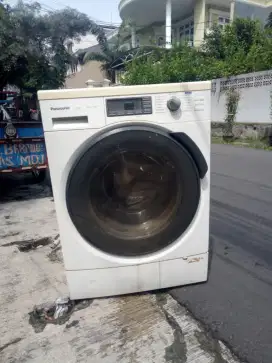 Mesin cuci panasonic inventer 10 kg gak bisa buang air spin