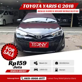 Toyota New Yaris G 1.5 AT 2018 Hitam