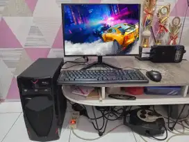 PC GAMING DESIGN + LCD + RAM 8 GB + HD 500 GB + GAMES FILM APP