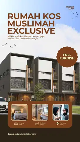 Rumah kos full furnish sigura gura barat 3 menit ke kampus Brawijaya
