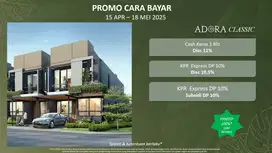 RUMAH MURAH BSD DISC UP 12% SIAP HUNI CLUSTER ADORA AT TERAVIA