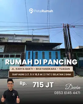 Jual Rumah 2 Tingkat Siap Huni Daerah Pancing