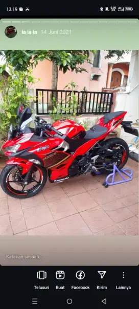 NINJA 250 FI 2018 JUAL CEPAT