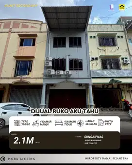 Ruko Aku Tahu sei panas ! Dijual