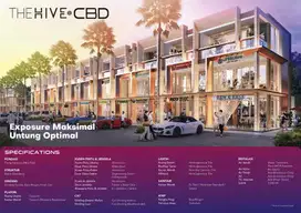 Ruko The Hive CBD Prime lokasi dekat ruko cendana spark unit terbts