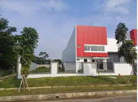 Dijual gudang kantor dan produksi posisi sudut dikawasan jababeka