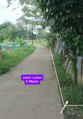 JUAL TANAH STRATEGIS PLUS KOLAM IKAN/EMPANG