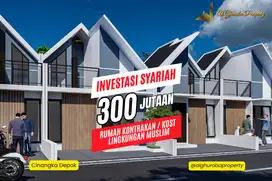 JUAL RUMAH KONTRAKAN/KOST DI SELATAN JAKARTA 2 KAMAR, 300 JUTA-AN