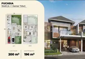 Dijual Rumah Cluster Permata Hijau Residence Uk 10x20 Posisi Hoek
