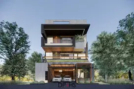 Rumah Katamaran Indah PIK Uk 12x25, Tropical Minimalist Mewah