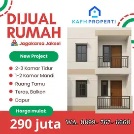 Rumah minimalis murah di Ciganjur Jagakarsa 290 - 340 jutaan 2 lantai
