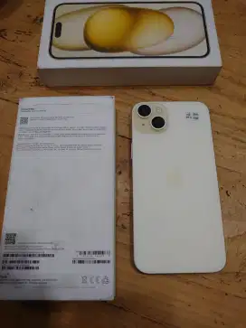 Iphone 15 plus 128 ibox yellow mulus like new