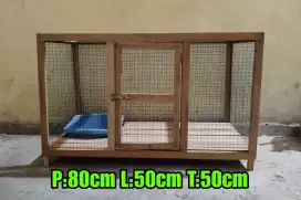 Kandang kucing kayu murah