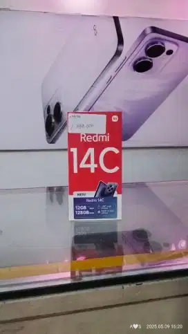 REDMI 14C RAM 6+6/128 garansi resmi