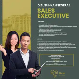 Lowongan Kerja SALES EXECUTIVE PROPERTY