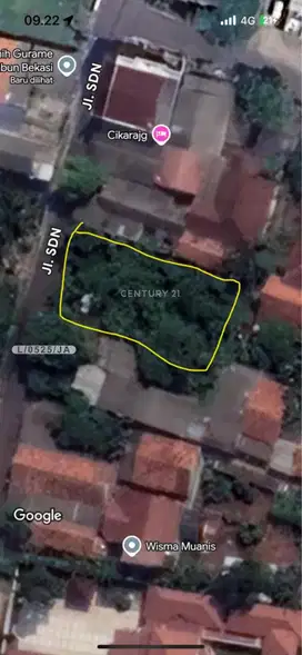 Tanah Strategis Dekat Pintu Tol Grand Wisata DiLambangsari Bekasi
