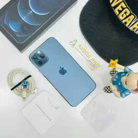 Di jual cepet iphone 12 pro 128gb blue ex iBox mulus lengkap !!