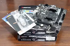 Biostar A520MS (AM4, AMD, A520, DDR4, USB3.2, SATA3)