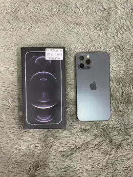 IPhone 12 ProMax 128GB Graphite mulus Fullset BH 88% Sinyal Permanent
