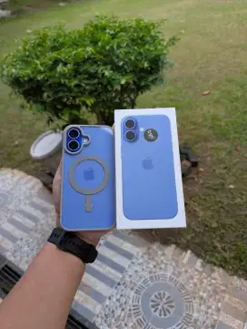 iPhone 16 128gb iBox warna biru