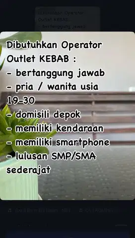 Operator Outlet Kebab