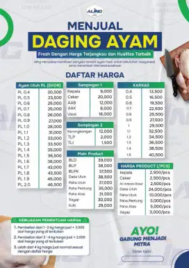 Jual ayam potong kualitas ayam supermarket