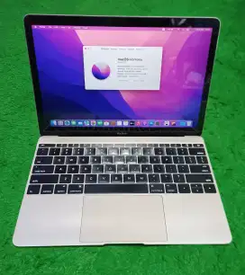 Macbook Retina 2016 12inch m3 8/256 Gold mulus murah