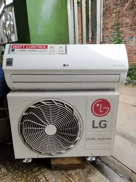 AC LG dual inverter 1/2 PK irit listrik