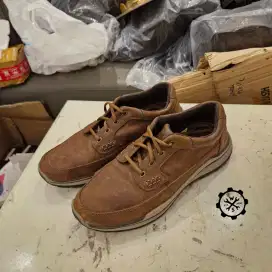 Sepatu Skechers Original Garlan Leather Brown Casual