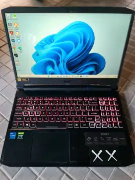 Laptop Gaming Acer Nitro Core i5 Gen11 Nvidia RTX 3050