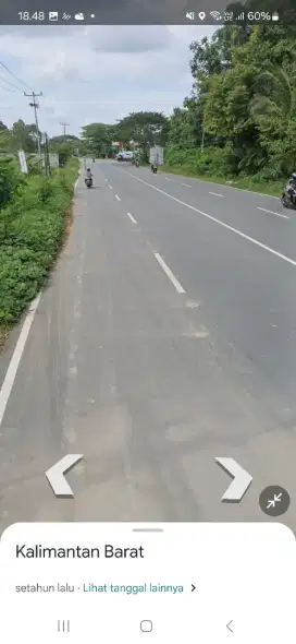 Tanah tepi jalan raya kakap pal 8 pontianak