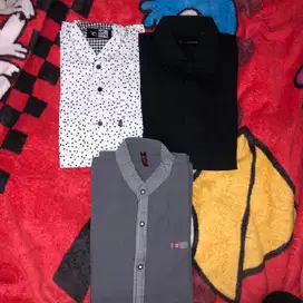 100rb 3 pcs Kemeja Cowok Thrift Second