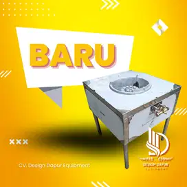 Gratis Ongkir Kompor High Wok Burner 1 Tungku Stainless Steel 60x60x70