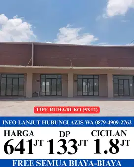 Jual ruko baru siap huni java residence cluster 2 krian sidoarjo