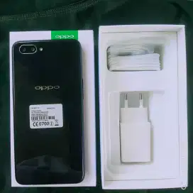 Oppo a3s ram 6/128gb warna hitam ._