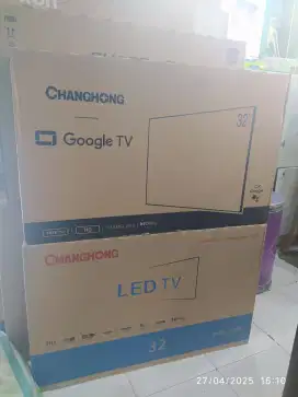 Tv Changhong 32 inci google Garansi resmi segel ori