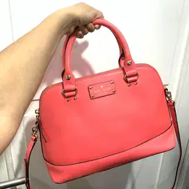 Preloved Tas Kate Spade Wellesley Rachelle Satchel Authentic Original