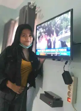 pasang & jual bracket buat gantungan tv led lcd di tembok rapih nyaman