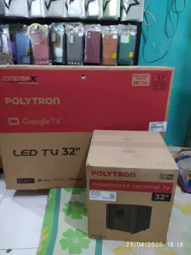 Tv Polytron 43 INCH GOOGLE Submover Garansi resmi segel ori