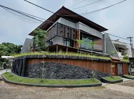 Tropical House With Waterfall Di Manyar